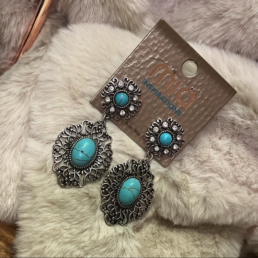 Beautiful turquoise earrings